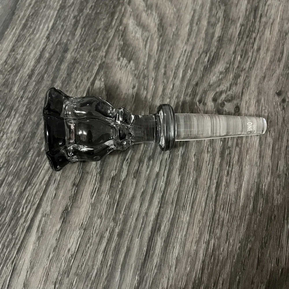 Krosno Poland Glass Replacement Stopper For Decanter, Stopper Only Lt Gray